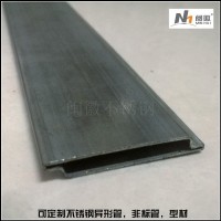 不銹鋼異形管 橢圓管平橢管三角六邊形L型半圓扶手可定制開模具