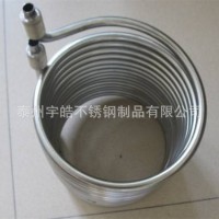 廠家供應304 316L 2205 2507 310S 不銹鋼盤管 冷凝管 彎管