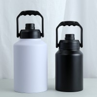 跨境直供大容量128oz太空壺304不銹鋼64oz運動水壺保溫保冷冰桶