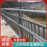 橋梁不銹鋼護欄 河道天橋鋁合金燈光欄桿 不銹鋼復(fù)合管護欄