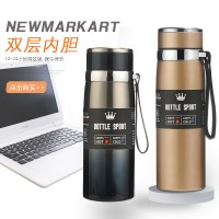 新款吊帶壺316不銹鋼保溫杯戶(hù)外便攜提繩水壺創(chuàng)意商務(wù)禮品水杯子