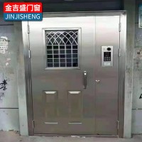 不銹鋼樓宇門 小區(qū)進戶單元門 對講防盜門 工程鋼質(zhì)防盜門