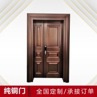 別墅大門鑄鋁門家用防盜門銅門入戶門農(nóng)村自建房大門隔音進戶