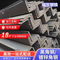 熱鍍鋅黑角鋼不等邊角鐵打孔q235工字鋼結(jié)構(gòu)三角鐵L型鐵批發(fā)鋼鐵