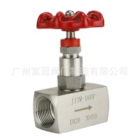 J13W-160P 304不銹鋼內(nèi)螺紋針型閥截止閥壓力表閥 高壓內(nèi)絲針型閥